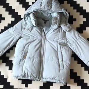 Mint puffy jacket